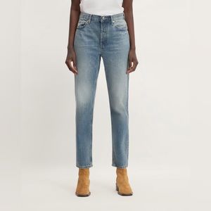 Everlane The ’90s Curvy Cheeky High Rise Straight Jeans Organic Cotton